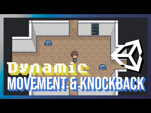 Movement and Knockback with Dynamic Rigidbody 2D AddForce Physics in Unity 2022