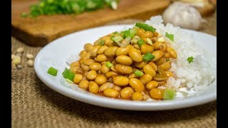 Как приготовить на рыбалку сухие зерна сои