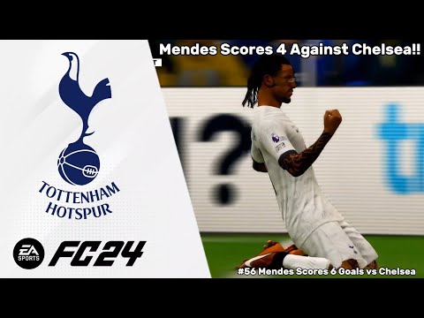Mendes Scores 4 Goals Vs Chelsea!! || EAFC 24 Player Career Mode Episode #56