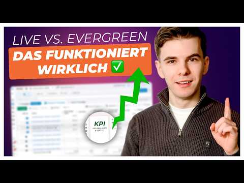 Live-Webinar vs. Evergreen-Webinar: Was wirklich konvertiert (Daten aus 150+ Webinaren)