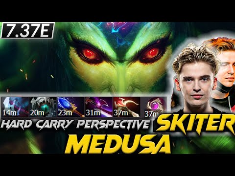 Skiter - Medusa The Hard Carry - Dota 2 Pro Full Gameplay Patch 7.37E #skiter #medusa