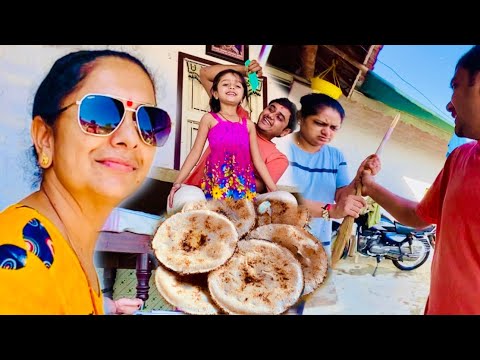 Rinku n jadu🧹se dho dala😂kaki ki anokhi style😎Ruhi ka icecream🍦#jayhovillage