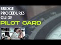 BRIDGE PROCEDURES CHECKLISTS PART 1 PILOT CARD
