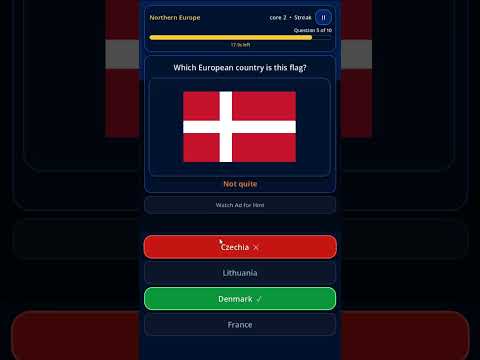 Flag Quiz: Europe video thumbnail