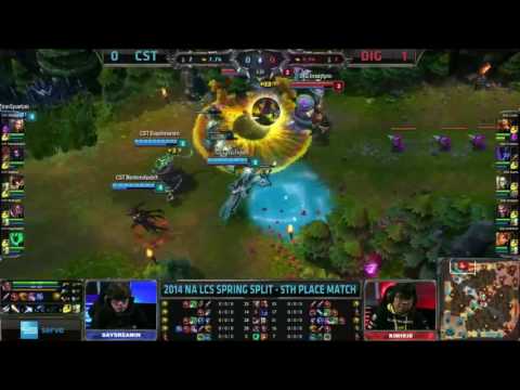♠ SEASON 4 ♠ || Dignitas vs Coast Game 2 NA LCS Spring 2014 DIG vs CST G2