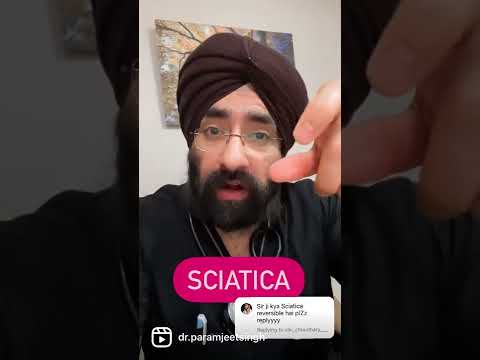 Sciatica kaise theek hoga..pain numbness in leg #shorts Dr.Education #sciatica leg back pain