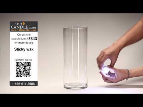 DIY Wedding Centerpieces with Submersible LED Lights by intelliFLAME