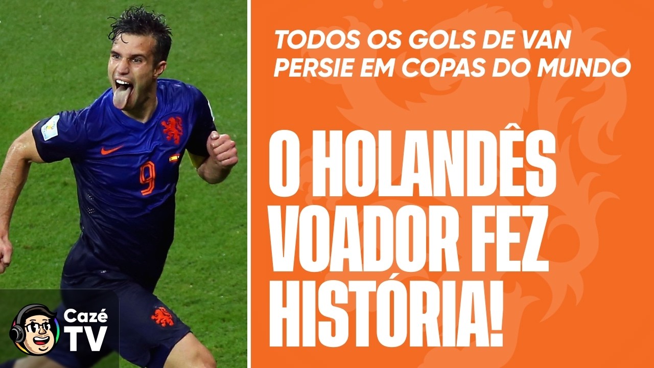 TODOS OS GOLS DO VAN PERSIE NA HISTÓRIA DAS COPAS DO MUNDO