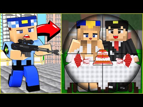 ASLI POLİS, YAKIŞIKLI POLİSLE EVLENİRKEN KEREM KOMİSER DÜĞÜNÜ BASTI! 😱 - Minecraft