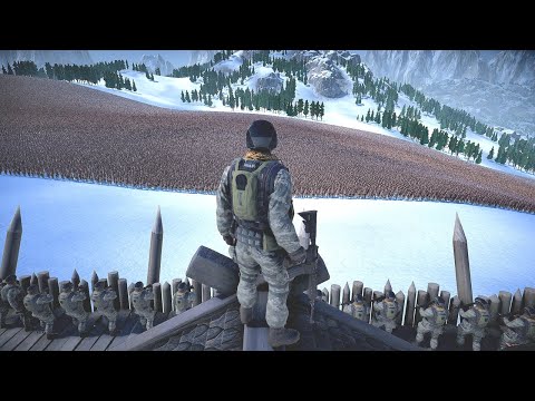 Siege 3 Forts By 1 Million Zombies - UEBS 2