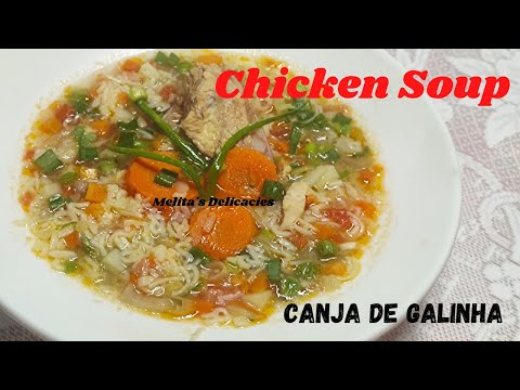 Chicken Soup|Canja de Galinha|Easy Chicken Soup| Healthy soup Recip|Winter Special Soup#chickensoup