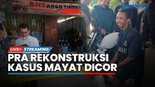 LIVE: Persiapan Pra Rekonstruksi Kasus Mayat Dicor di Semarang