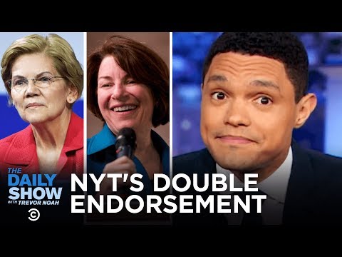The New York Times’s Dual Endorsement & Michael Bloomberg’s White Privilege Speech | The Daily Show