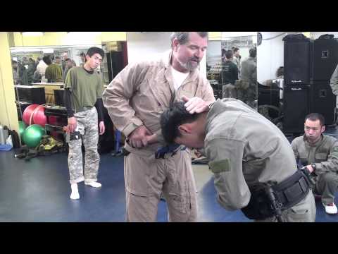 Samurai jujutsu counter to weapon grab James Williams Sensei Nami ryu