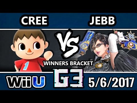 Glitch 3 Smash 4 - AF | Jebb (Bayonetta) Vs. Cree (Villager) Wii U
