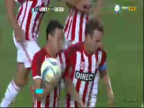 Gol de Jara. Estudiantes 1 Central 0
