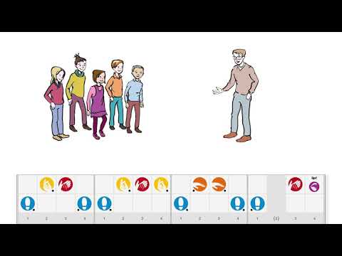 Learning rhythm with body percussion: Exercise 2