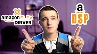 Amazon Flex Vs Amazon DSP!! (Day in The Life of Amazon Delivery Driver $45/hr)
