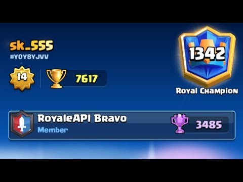 🏆7617 End Season Xbow Ladder Push — Clash Royale