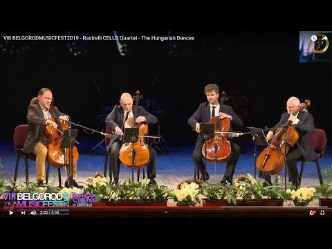VIII BELGORODMUSICFEST2019 - Rastrelli CELLO Quartet - Tchaikovsky Andante Cantabile
