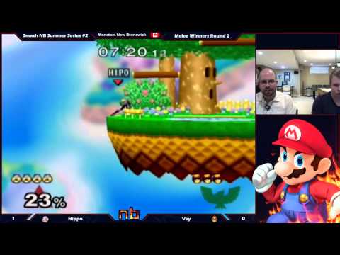 Smash NB Summer Series #2: Hippo (C. Falcon, Sheik) vs. Vey (C. Falcon) Melee Winners Semis