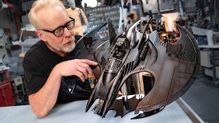 Adam Savage Unxboxes The Batman 1989 Batwing Prototype!