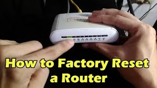 How To Factory Reset PLDT HOME DSL Router/Modem