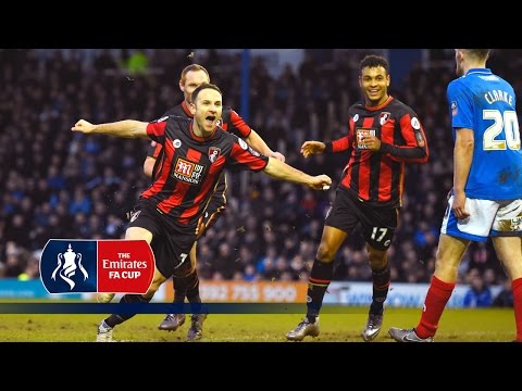 Portsmouth 1-2 Bournemouth - Emirates FA Cup 2015/16 (R4) | Goals & Highlights
