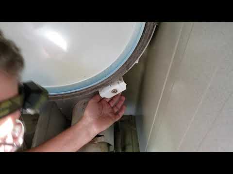 Maytag dryer drum support roller shaft install