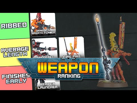 Ranking the Many GIRTHY Guns of the Aeldari - Warhammer 40K