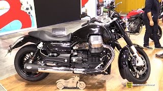 2015 Moto Guzzi California Customized with Zard Slip on Kit - Walkaround - 2014 EICMA Milan