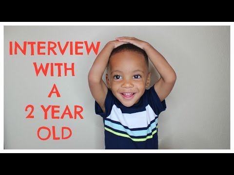 Interview with a 2 year old! Vlogust #3