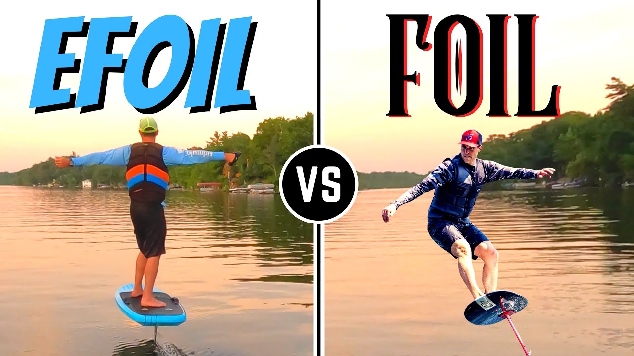 My First Efoil Experience | Efoil vs Hydrofoil