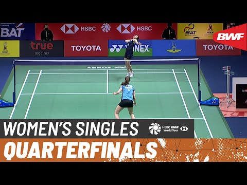 GR TOYOTA GAZOO RACING Thailand Open 2022 | Line Christophersen (DEN) vs. Ratchanok Intanon (THA)