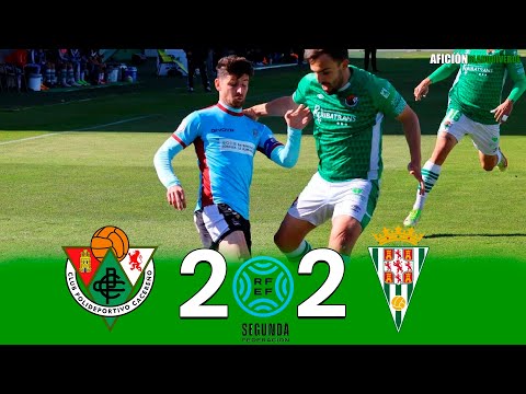 CP CACEREÑO 2-2 CÓRDOBA CF |  RESUMEN Y GOLES DE LA JORNADA 28.