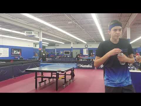 Daniel Stepanyuk vs Sarah Jalli , SDTTA , August tournament, group match for the u2500 , FULL MATCH