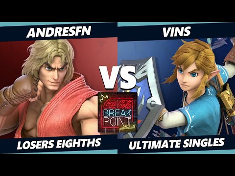 Coca-Cola Breakpoint Losers Eighths - WIZ | AndresFn (Ken) Vs. VinS (Link) SSBU Ultimate Tournament