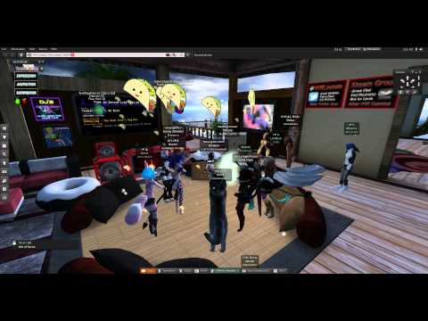 Second Life Yiff Lounge -Its raining taccos