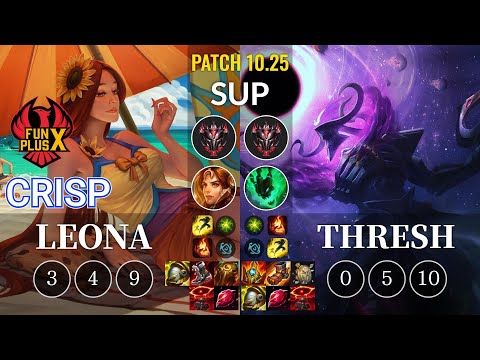 FPX Crisp Leona vs Thresh Sup - KR Patch 10.25