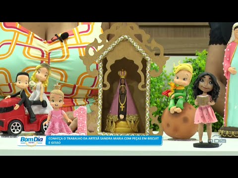 Conheça o trabalho da artesã Sandra Maria com peças em Biscuit e Gesso 14 04 2023