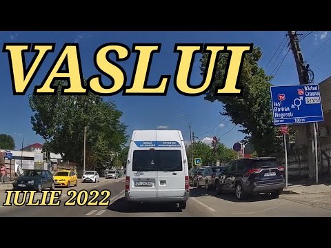Orasul VASLUI traseu Depozite - IRTA - Calugareni - Castanilor - Ioanese Adrian - Spital iulie 2022