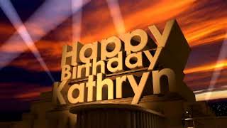 Happy Birthday Kathryn