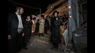 מעמד תפילה מרגש במקום האסון במירון