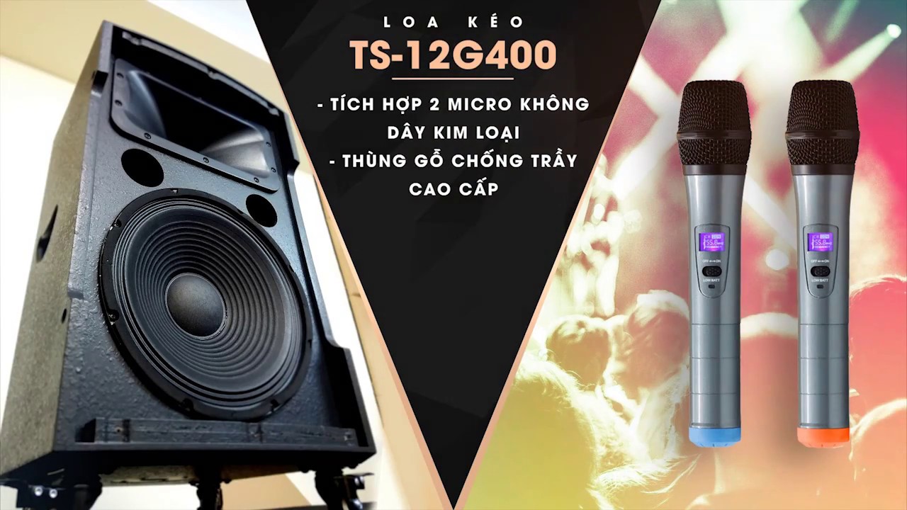 video Loa karaoke di động Dalton TS-12G400X chính hãng 0