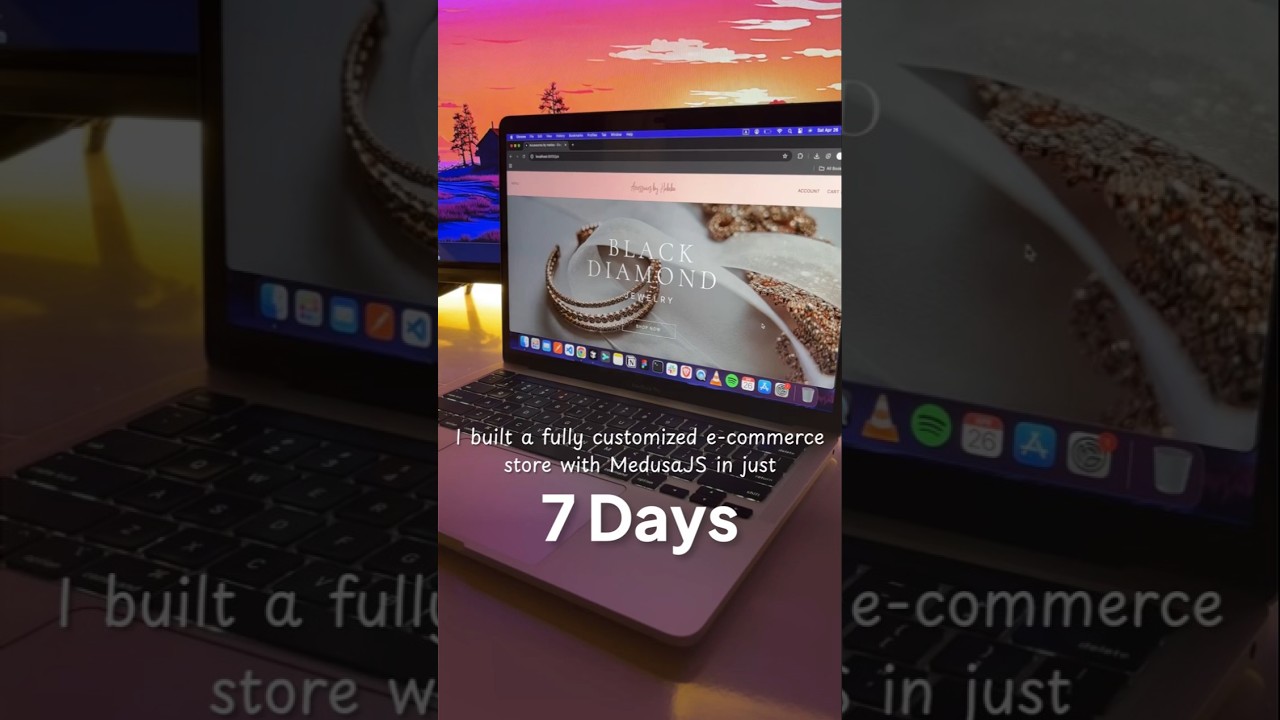 I built a fully customized e-commerce store with MedusaJS in just 7 days #WebDevelopment #NextJS