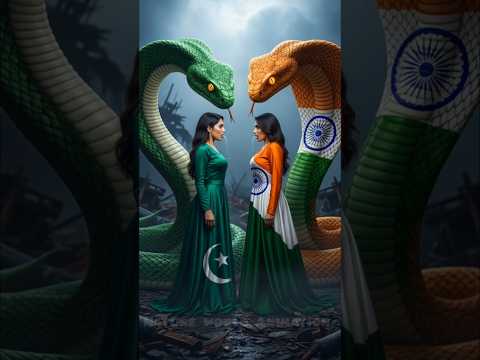 Indian Naagin 🇮🇳vs Pakistani Naagin 🇵🇰  || #nagin #snake #ai #india #pakistan #girl