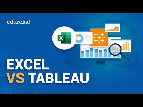 Excel Vs Tableau | Difference Between Excel And Tableau | Tableau Training | Edureka