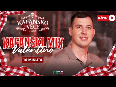 VALENTINO - KAFANSKI MIX 16MIN | UZIVO | ORK ACE STOJNEVA | 2024 | KAFANSKO VECE