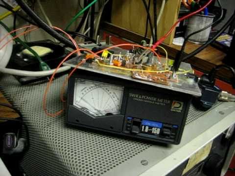 Homebrew 30m 40m 80m QRP Amateur Radio Transmitter
