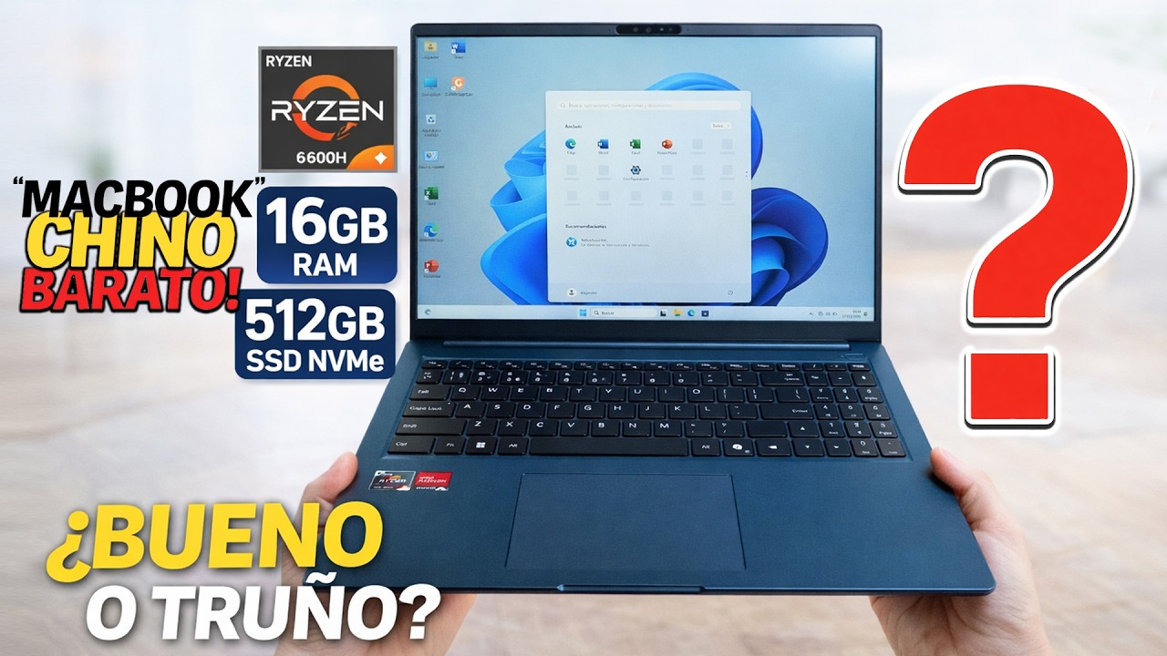 Probé un "MacBook" Air CHINO BARATO con Windows | CHUWI CoreBook Air Plus